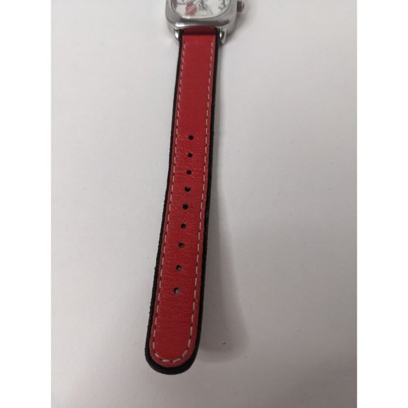Disney Mickey Mouse Watch with Square Watch Face and Red Band - Picture 5 of 7
